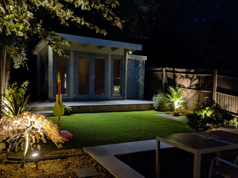 anti glare garden lighting in east-sussex